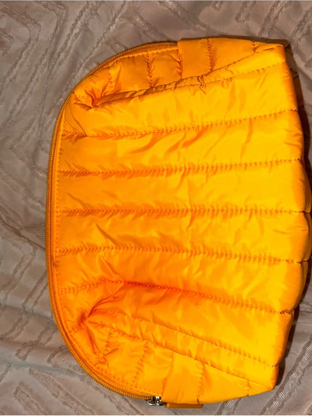 Sol de Janeiro yellow cosmetic bag